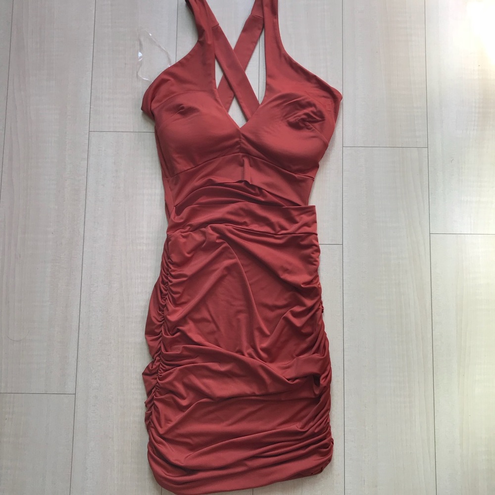 Rusty orange dress